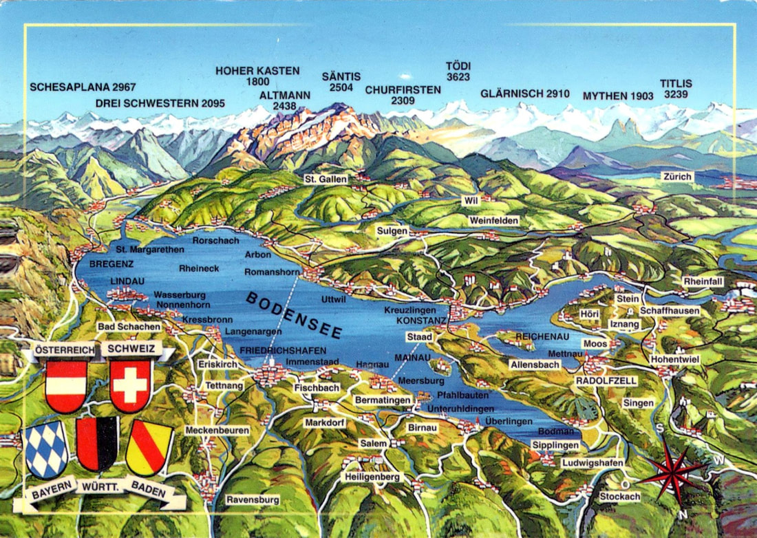 Konstanz Sightseeing - Switzerland & Germany